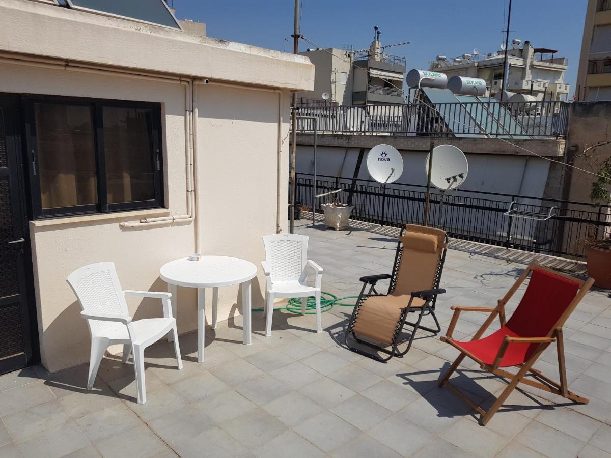 Terrace Roof Room @ Koridallos Metro St. & Piraeus Port Dış mekan fotoğraf